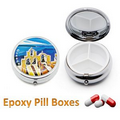 Round Compact Pill Box